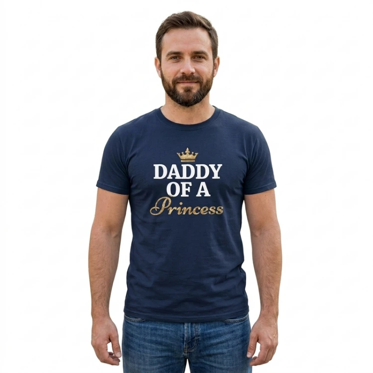 Daddy of a princess tshirt for father's day